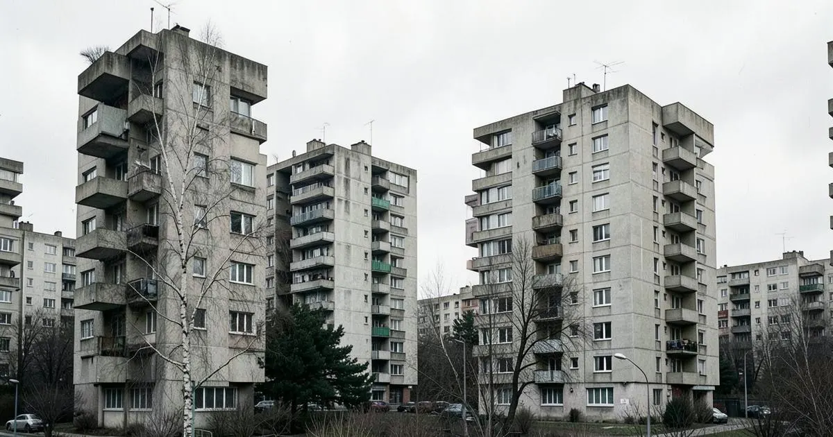Immeubles collectifs des quartiers périphériques à Clermont-Ferrand